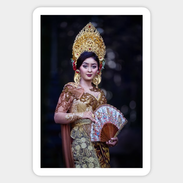 Balinese Bride Sticker by j-maya